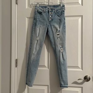 Old Navy High Rise Power Slim Straight Jeans - size 2